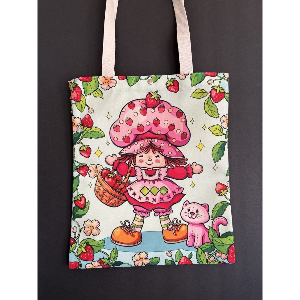 Strawberry Shortcake Cute Tote Bag 15.5” X 12” NEW